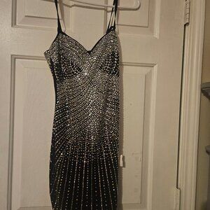 Shimmer little black dress